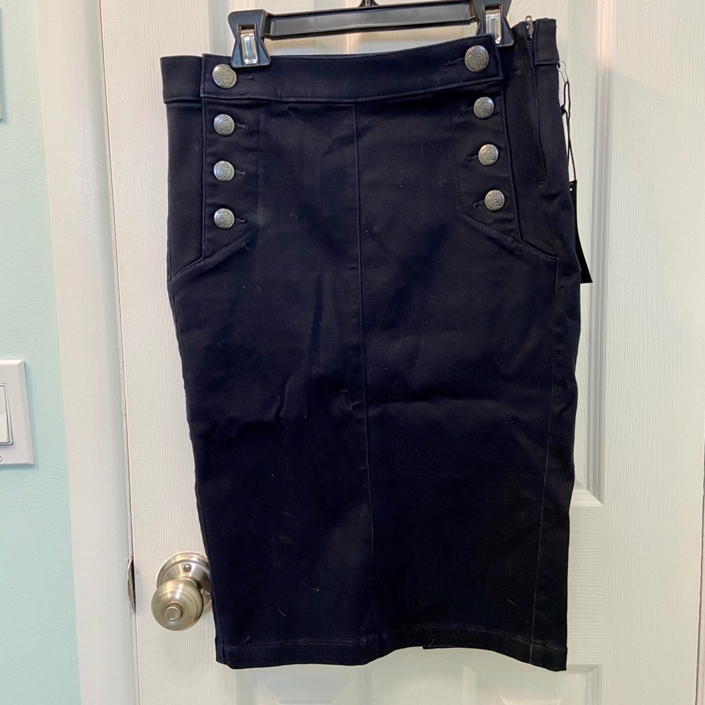 NWT! Express navy pencil skirt